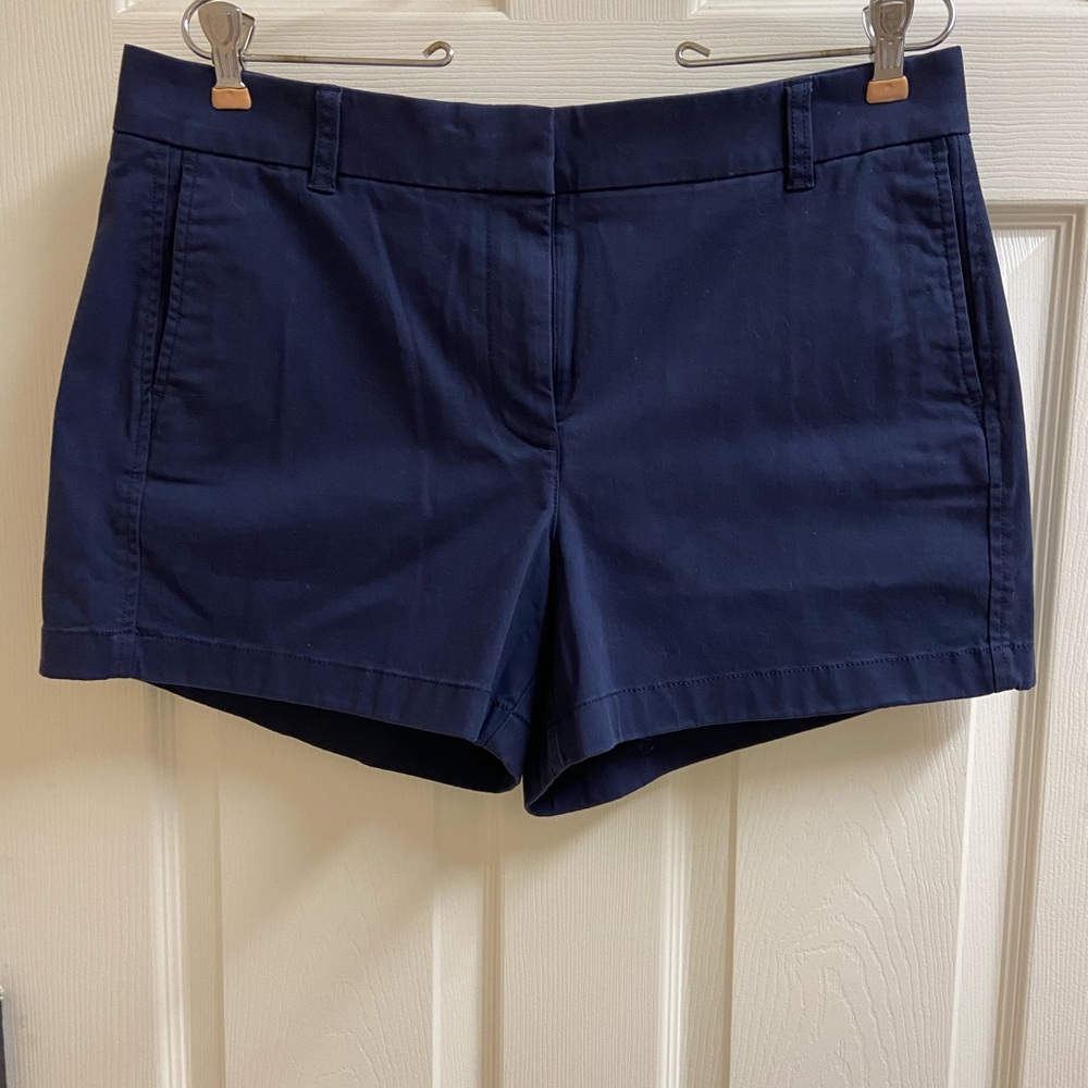 NWT J. Crew Women’s Navy Blue Chino Shorts